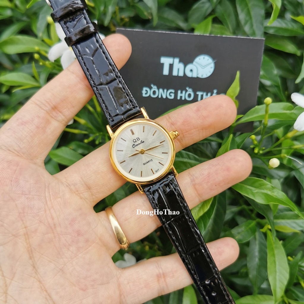 Đồng Hồ Nữ Dây Da Qianba Màu Đen Đơn Giản, Sang Trọng | BigBuy360 - bigbuy360.vn