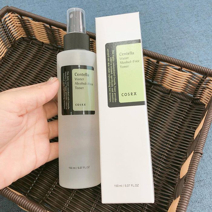 Nước Hoa Hồng Hỗ trợ giảm Mụn Cosrx Centella Water Acohol Free Toner 150ml