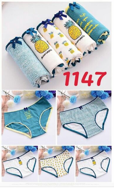 HỘP 5 QUẦN LÓT COTTON MÃ 1147