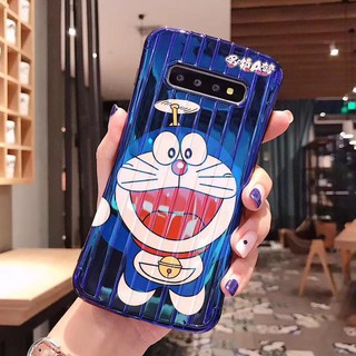 Samsung Galaxy S8 9 10 plus Note 8 9 Cute Cartoon Doraemon Soft TPU Ốp lưng điện thoại