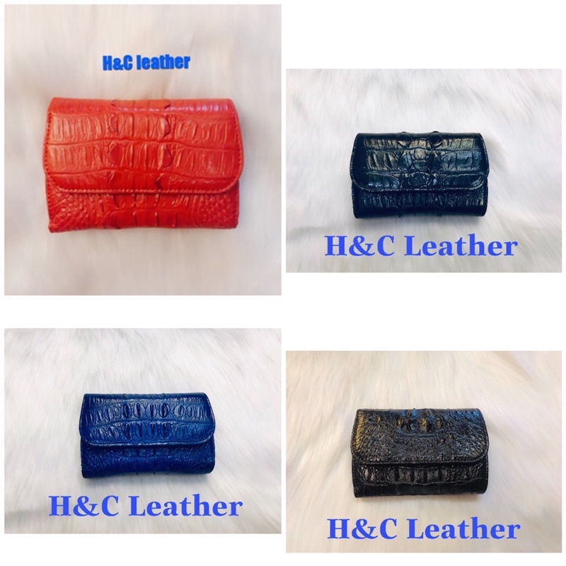 Ví nữ mini da cá sấu thật 100%