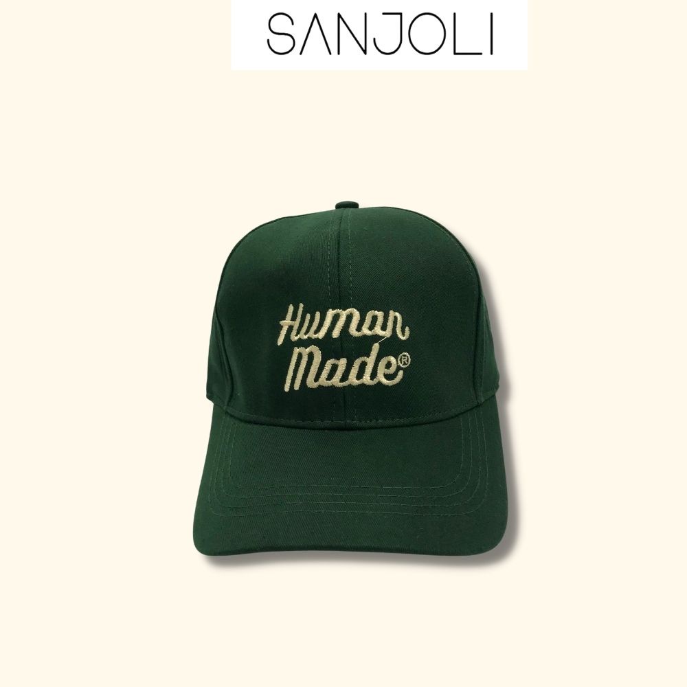 Mũ Lưỡi Trai Nữ SANJOLI Nón Kết Human Made Unisex Thời Trang Hàn Quốc Nhiều Màu NO008