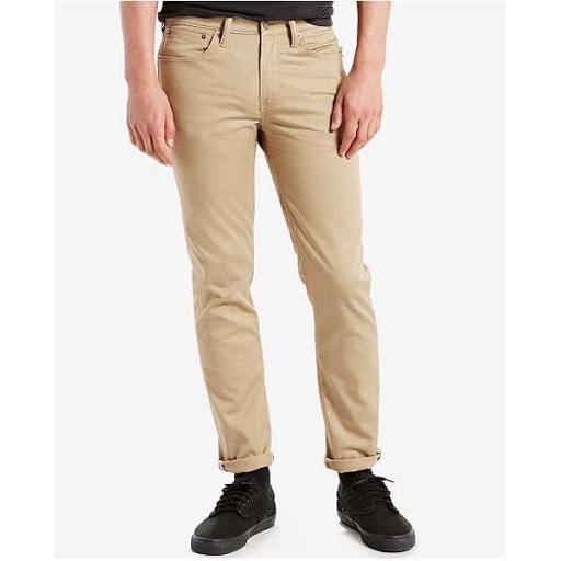 Quần Kaki Jean Màu kem KA-03, Quần Kaki Nam Dáng Ôm Đứng, Chất vải co giãn thoải mái - Doki