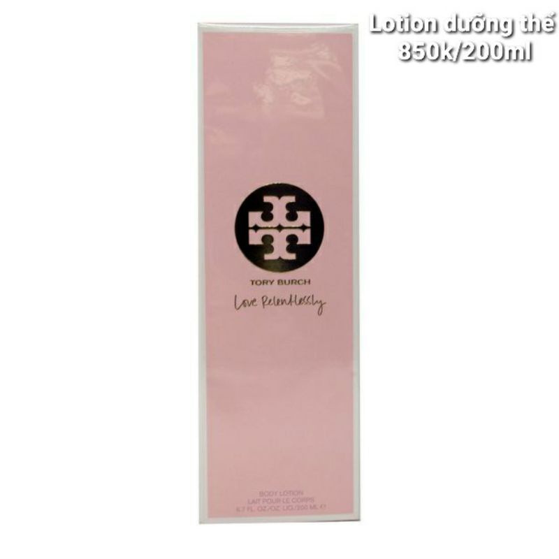 Lotion dưỡng thể hương nước hoa Tory Burch Love Relentlessly Body Lotion