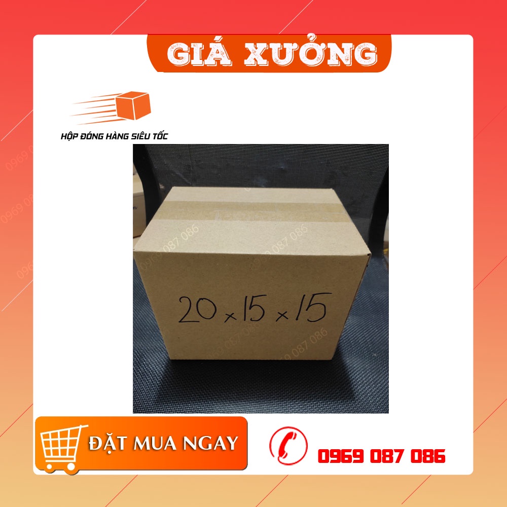 20x15x15 1 Hộp carton đóng hàng