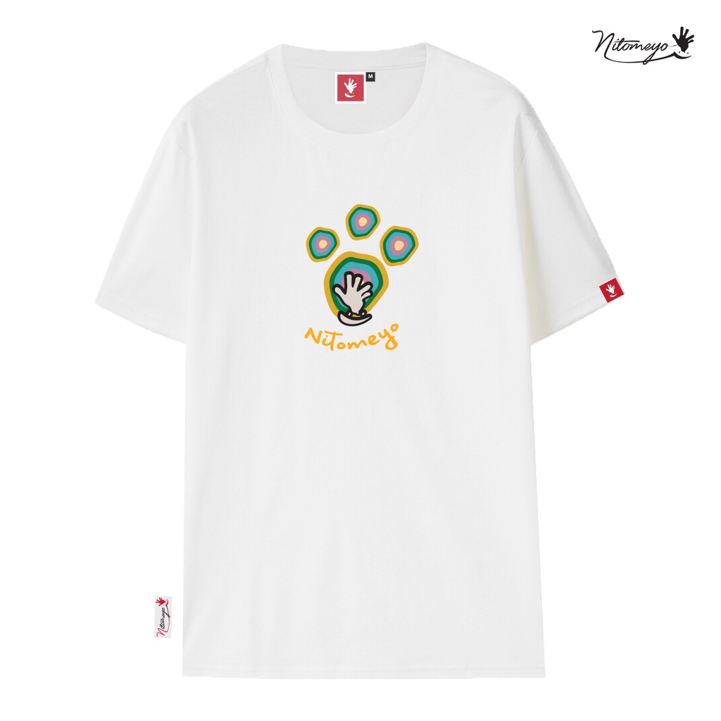 NITOMEYO- Áo Thun Unisex Ngắn Tay Oversize - The Paws Tee
