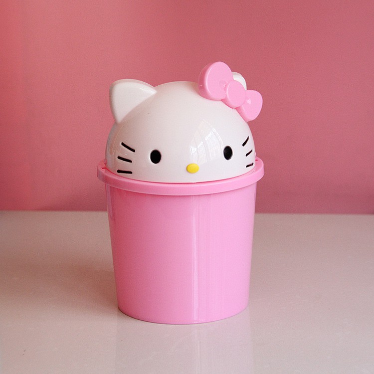 Thùng rác mini để bàn HELLO KITTY