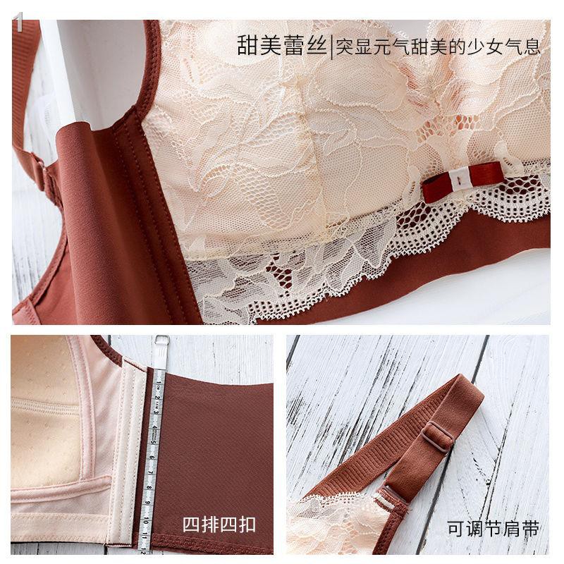 homewears┇❍[Em gái tinh tươm chọn lọc kỹ càng] Đồ lót latex Thái Lan nữ kiểu mới ngực to show hàng mùa hè mẫu