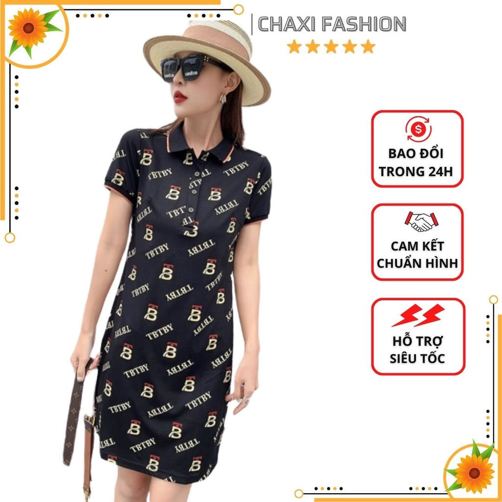 HÀNG NHẬP - ĐẦM THUN SUÔNG HOẠ TIẾT BBR CAO CẤP - LS203360