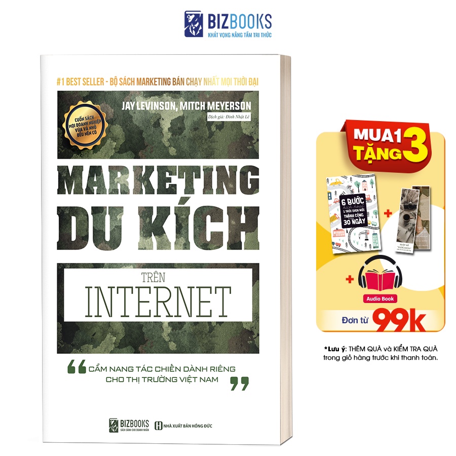 BIZBOOKS - Sách - Marketing Du Kích Trên Internet: Cẩm Nang Tác Chiến Dành Riêng Cho Thị Trường Việt Nam