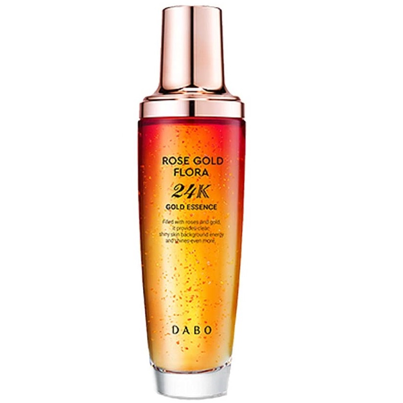 Tinh chất serum trắng da, chống lõa hóa, xóa xạm nám từ vàng 24K DABO Rose Gold Flora 24k Gold Essence Hàn Quốc130ml