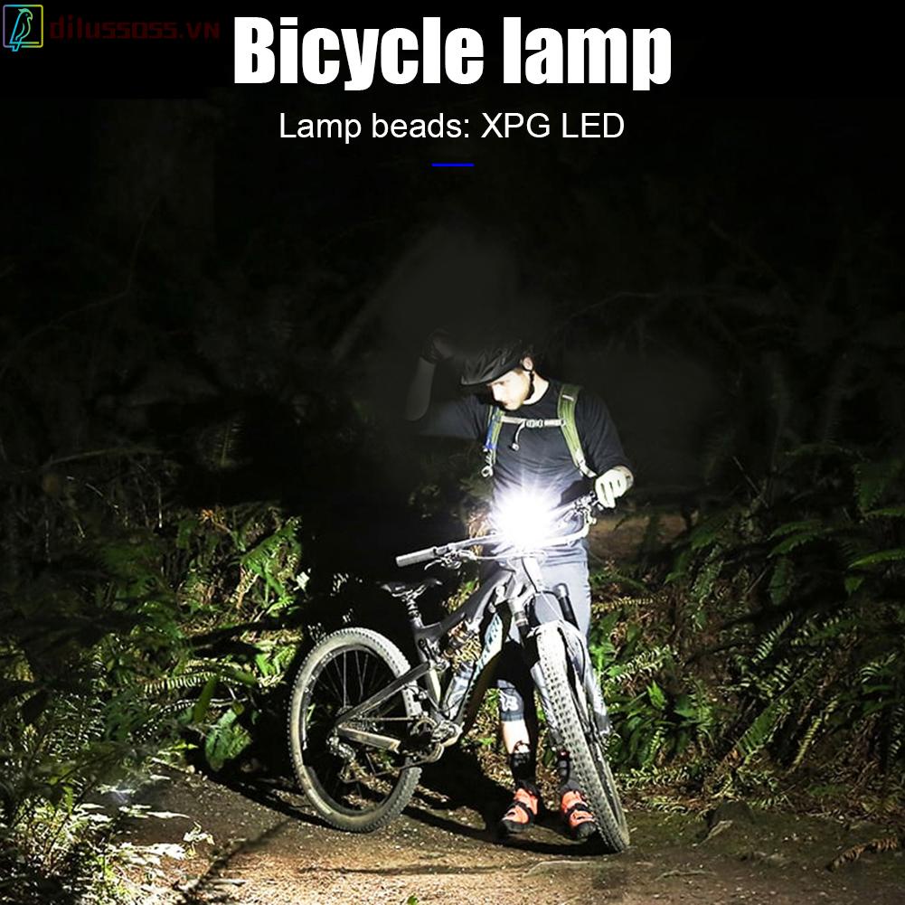 Đèn pha LED XPG chống nước 400LM 700mAh cho xe đạp leo núi