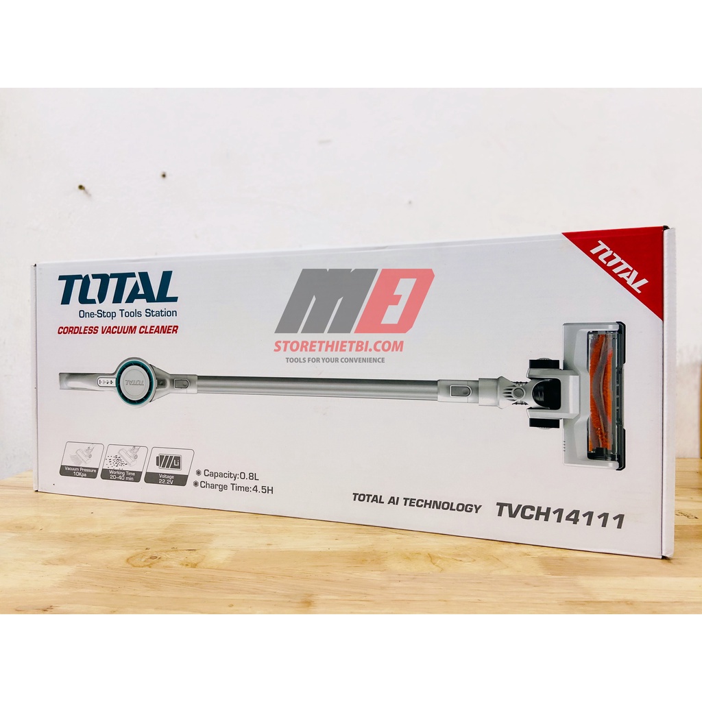 TVCH14111 Máy hút bụi dùng pin  Lithium 22.2V Total chính hãng