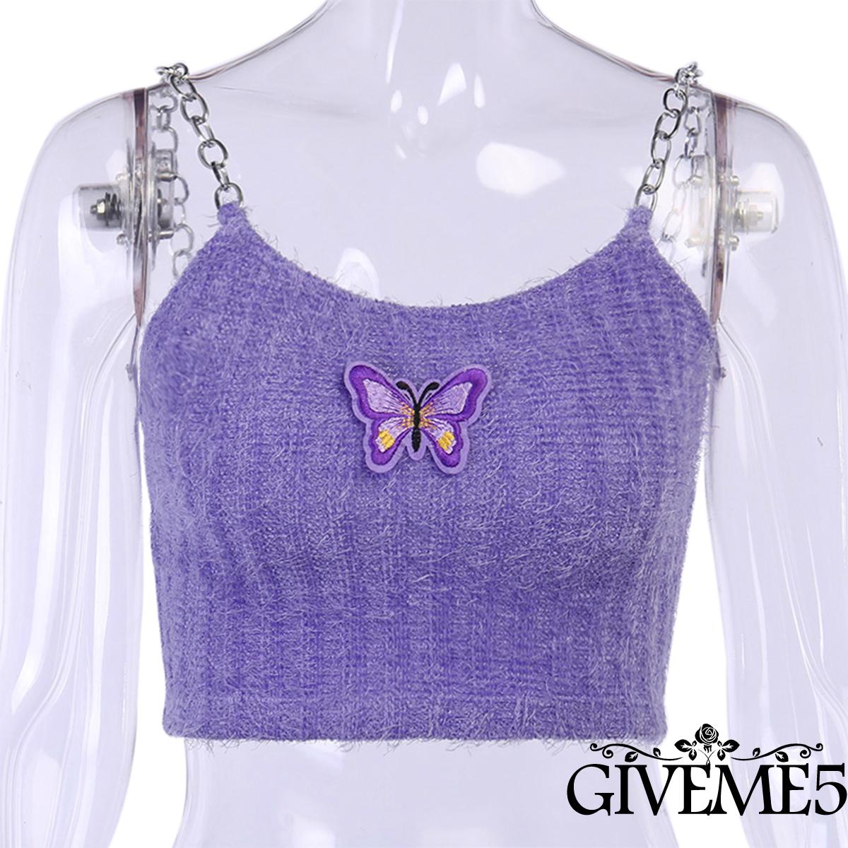 Áo Croptop Dệt Kim Không Tay Thời Trang Cho Nữ | BigBuy360 - bigbuy360.vn