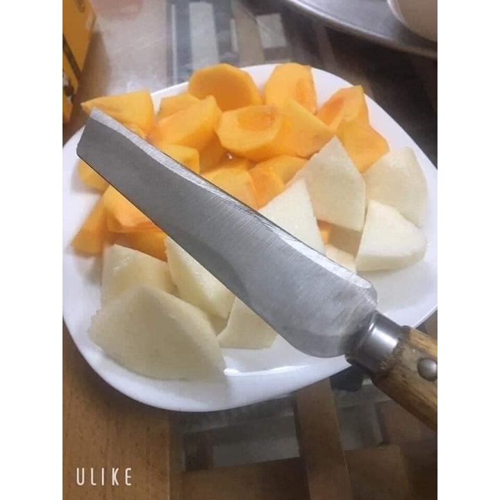 Dao Gọt Cán Gỗ Nội Địa Trung Cực Bén (1 Cây),Dao cán gỗ gọt trái cây - DAO GỌT HOA QUẢ SIÊU BÉN