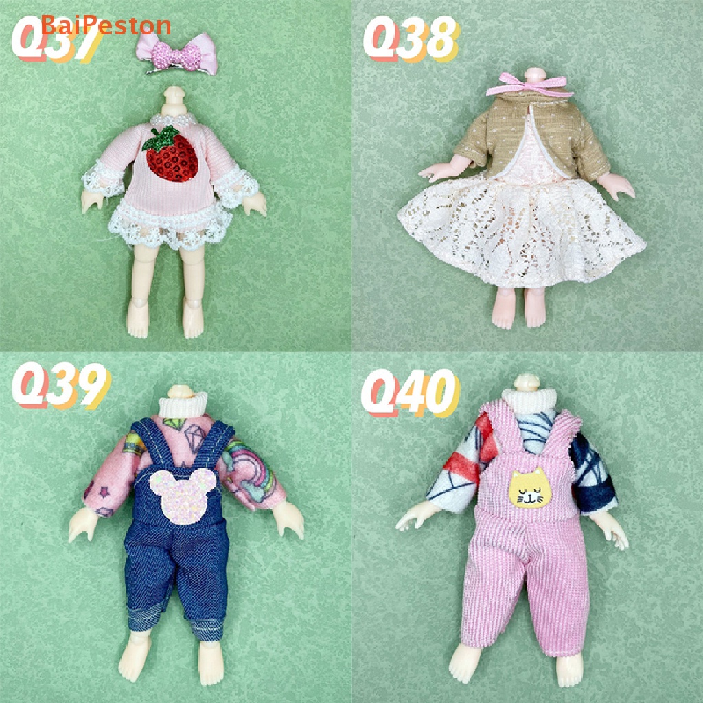 Đầm Thời Trang Cho Búp Bê 16cm Tỉ Lệ 1 / 8