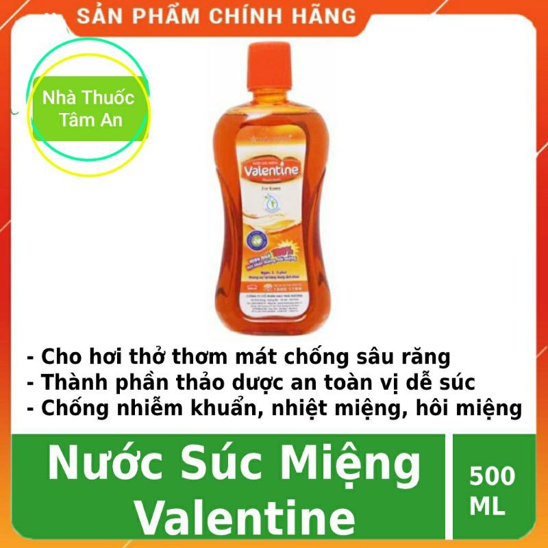 Nước súc miệng Valentin