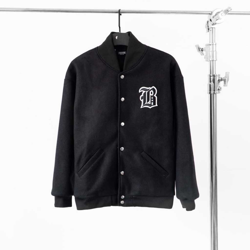 Áo khoác bomber varsity jacket The Bad God Embellished