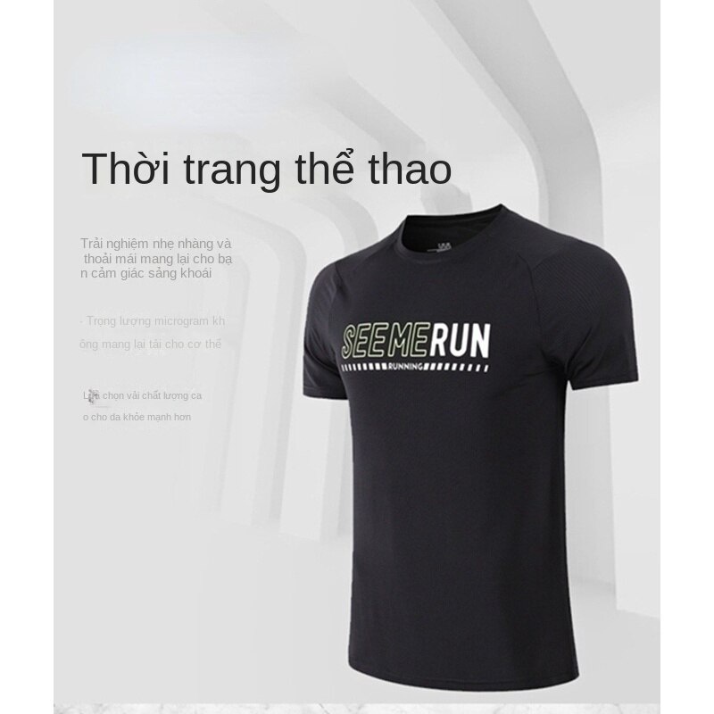 [ GYMEN ] Áo Thun Thể Thao Nam Chuyên PRO Phối Lưới Thông Thoáng Cổ Tròn Thun Lạnh Tập Ngắn Tay Big Size Co Giãn Nhanh Khô Cao Cấp Thun Lạnh PE Co Nhiều Màu Chuẩn Form Chạy Bộ Streetwear In Thể Dục Bóng Rổ Gym