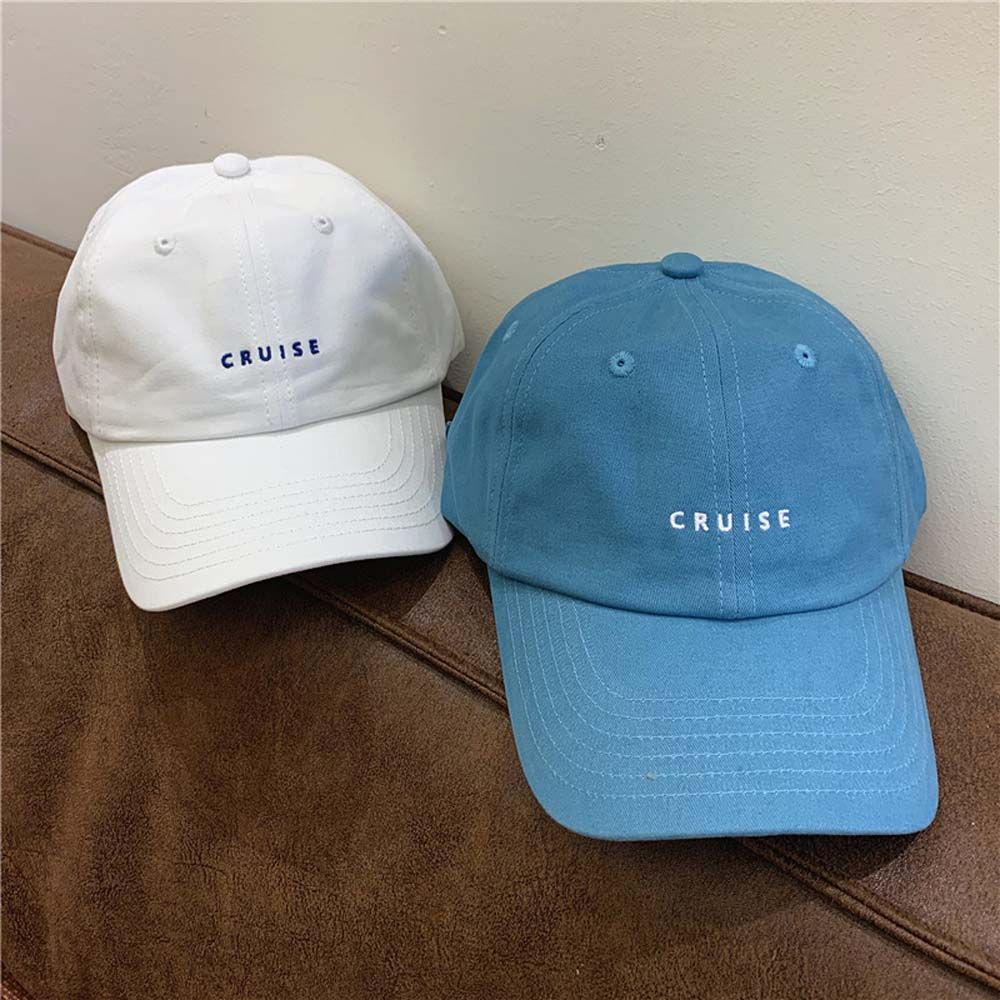 Mũ lưỡi trai thêu chữ phong cách hiphop Hàn Quốc thời trang mùa hè