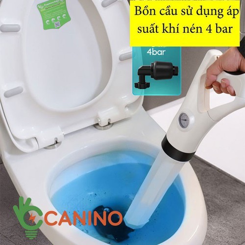 Dụng cụ thông tắc bồn cầu công thoát canino cao cấp