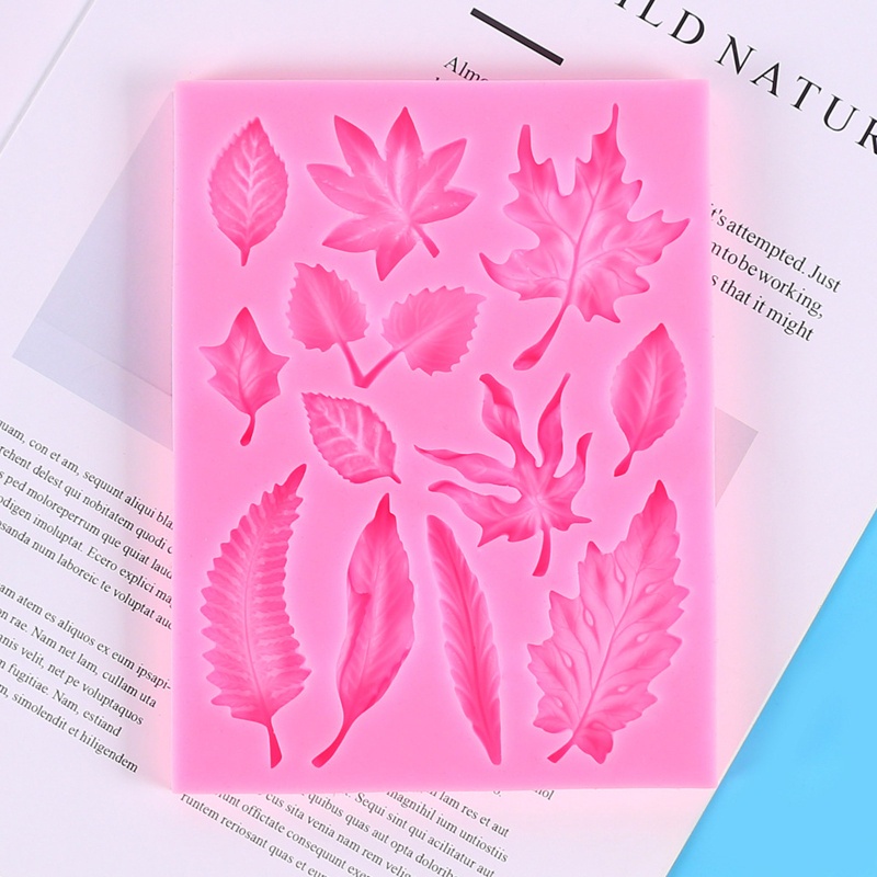 Khuôn Silicone Làm Lủng Lẳng Thủ Công Hình Lá Phong Cho Gia Đình