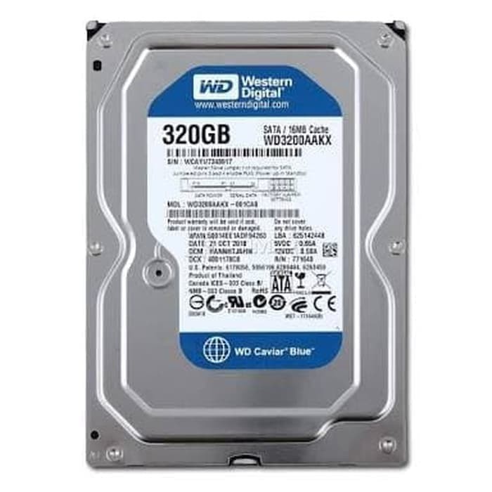 Ổ Cứng Ngoài Wd 320gb Blue 3.5 "