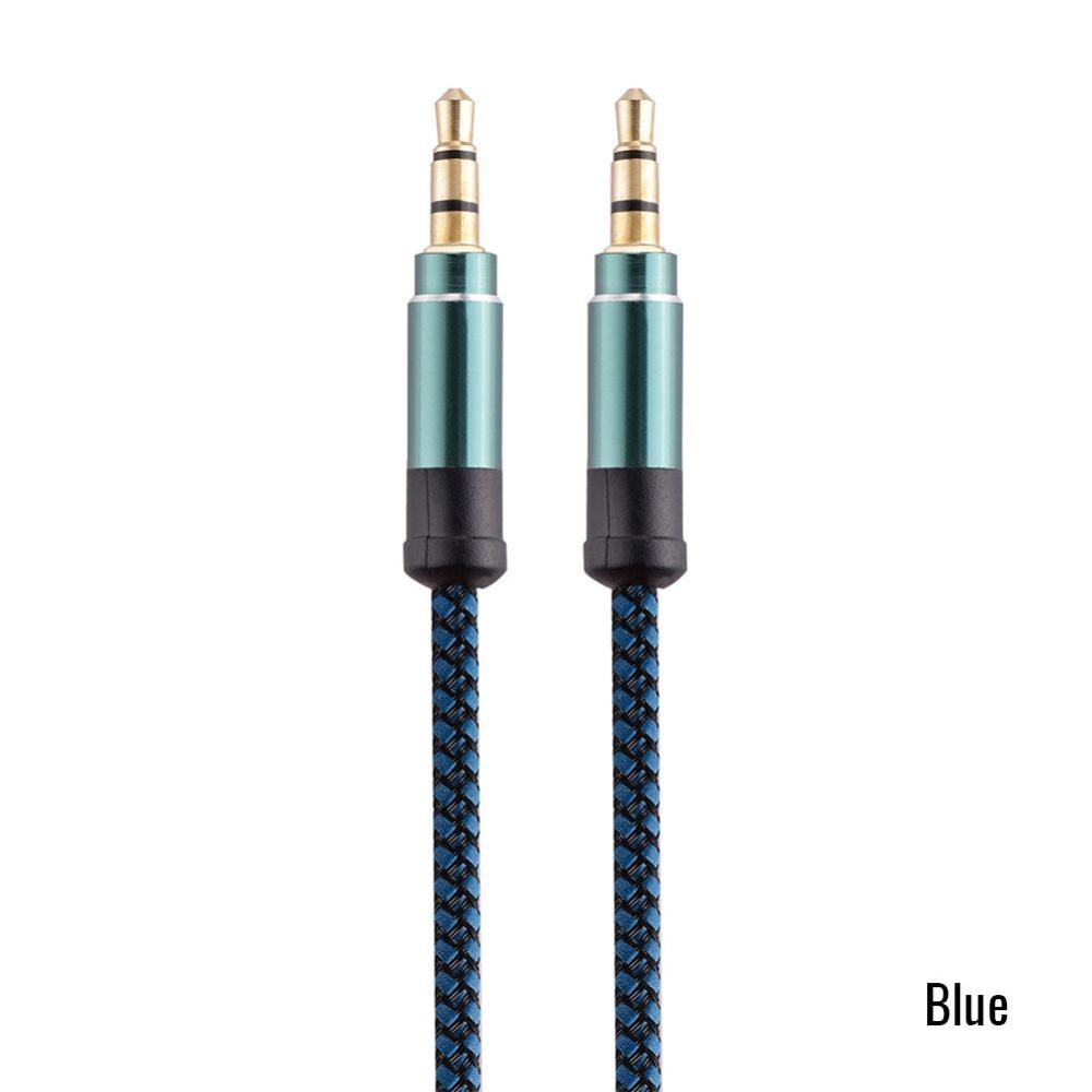 Cáp Chuyển Đổi Bảo Vệ Đầu Cắm 3.5mm Sang AUX 1M Worth Buying S1T7 Chuyên Dụng Cho Xe Hơi