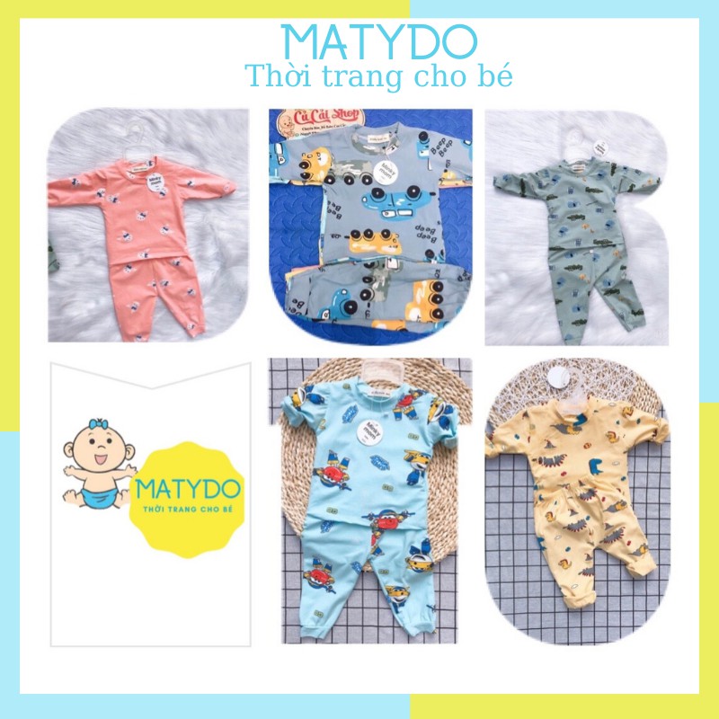 Bộ quần áo trẻ em MATYDO bộ dài tay cotton mềm mại cho bé giá rẻ