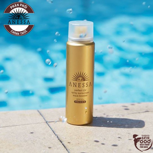 Xịt Chống Nắng Bảo Vệ Da Hoàn Hảo Anessa Perfect UV Sunscreen Skincare Spray A SPF50+/PA++++ 60g