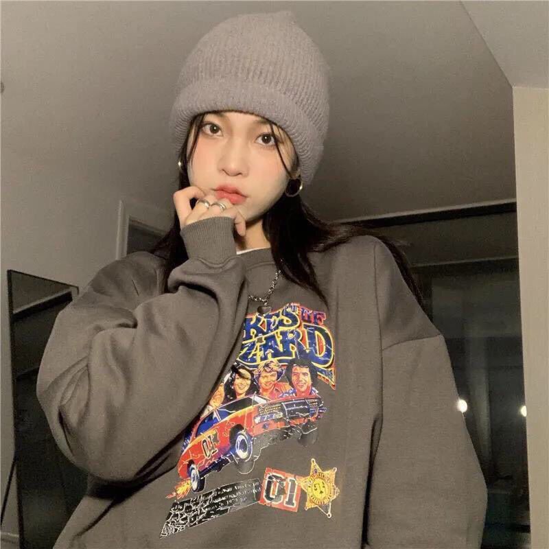 Áo Sweater Ô tô Chất Nỉ Ngoại, Màu Siêu Độc Lạ, Form Unisex Siêu Hot ( kèm ảnh thật)