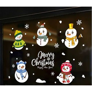 DECAL TRANG TRÍ NOEL 2 MẶT 2021 SỐ 27