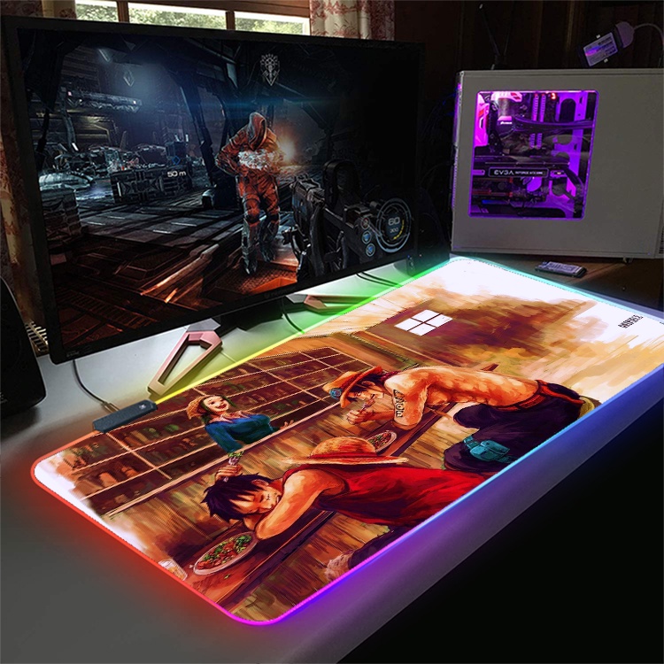 Tổng Hợp Lót Chuột, Pad Chuột LED RGB CUSTOM Size Lớn 80x30 - 90x40CM FUGEAR