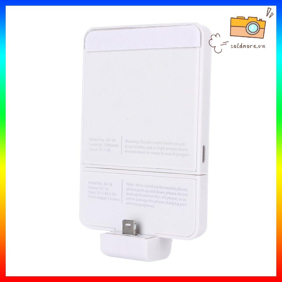 Bộ Sạc Dự Phòng 2000mah Cho Iphone