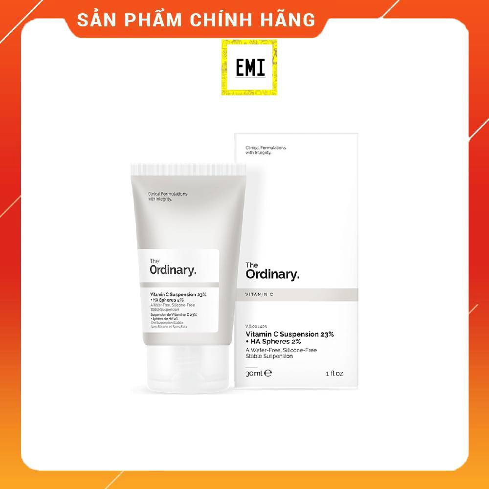 Kem dưỡng sáng da, giảm thâm nám vitamin C Suspension 23% + HA Spheres 2% 30ml [CÓ BILL CANADA]