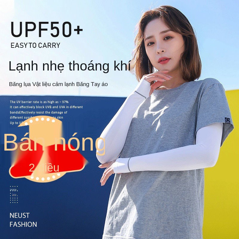 Kem chống nắng mùa hè băng tay sọc unisex muỗi lụa áo cưỡi cá lái xe tia cực tím