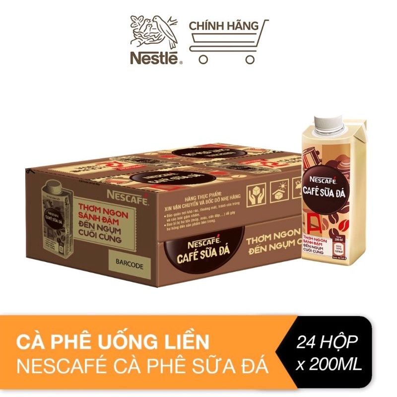NestCafe Cà phê sữa pha sẵn hộp 200ml