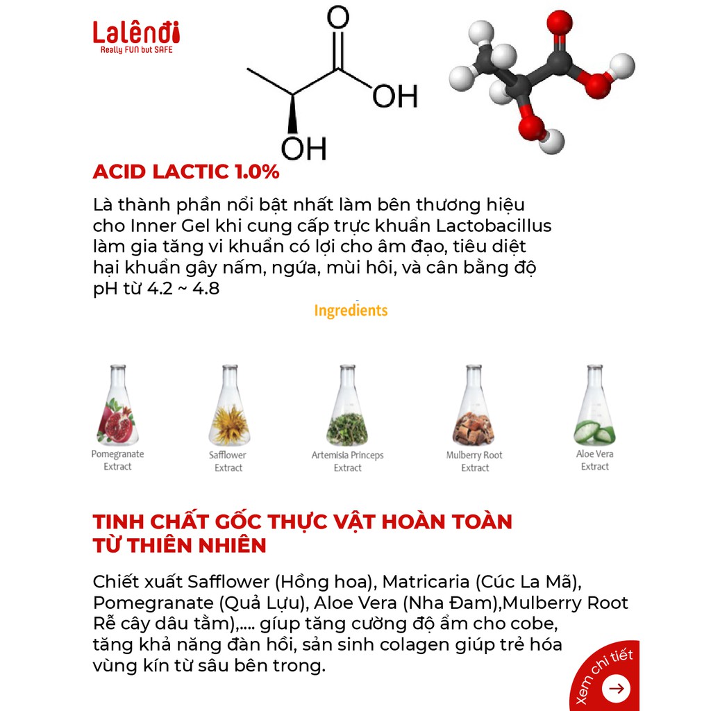 Gel Inner vệ sinh vùng kín (dòng Multicare Essence) (Gói 6 ống) | Lalendi Store