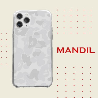 Ốp Lưng BAPE CAMO  rằn ri nền trắng cho Iphone 5 6 7 8 Plus 11 12 Pro Max X Xr PLQPOD00685