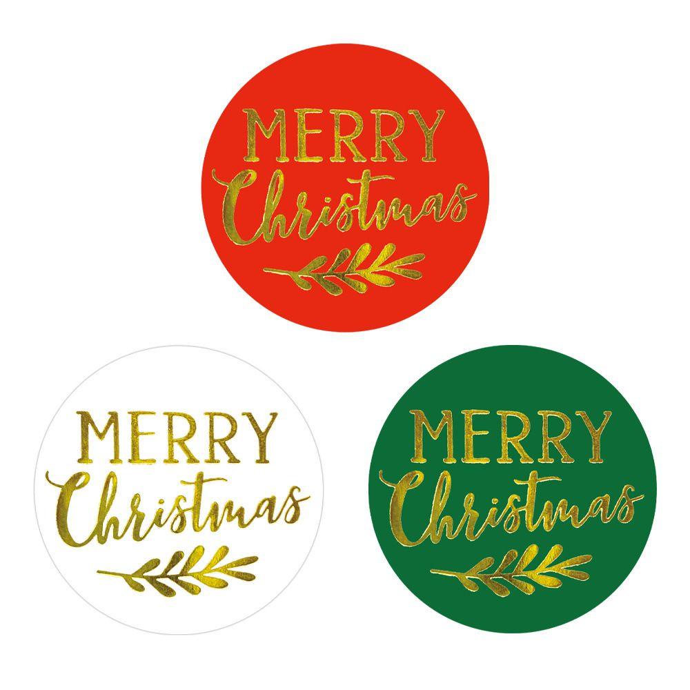 Set 1 / 500 Sticker Handmade Hình Ông Già Noel Trang Trí Giáng Sinh