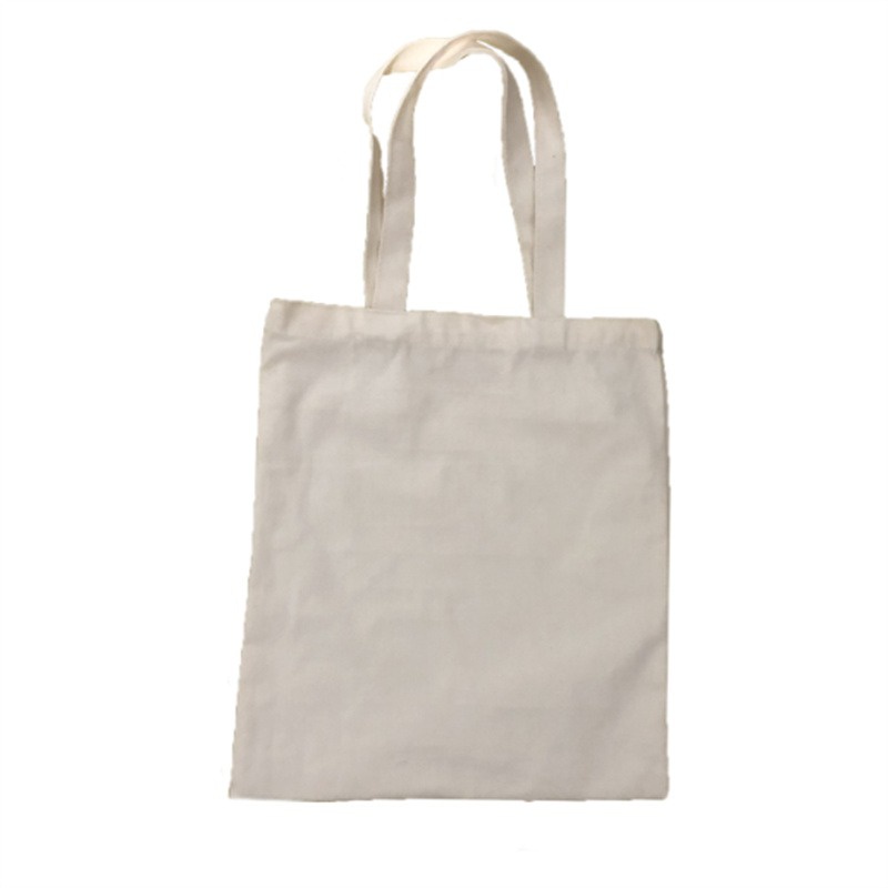 Túi xách canvas cỡ lớn màu trắng có thể tái sử dụng