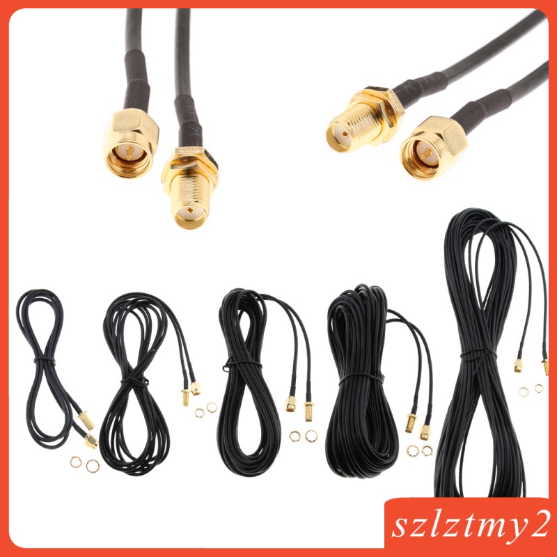 Dây Cáp Ăng Ten Nối Dài 1m Chuyển Đổi Rp-Sma Sang Lan | BigBuy360 - bigbuy360.vn