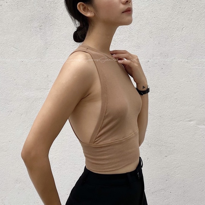 Áo Ba Lỗ Cotton Basic Cutout Gamos