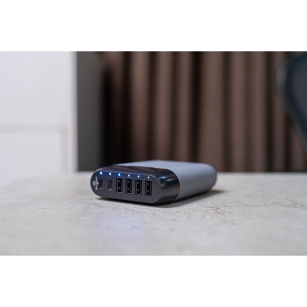 Sạc nhanh 6 cổng 60W MiLi HC-H60-C chính hãng.