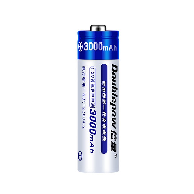 Bộ 4 viên pin sạc AA Doublepow 3000 mAh sạc lại 1200 lần