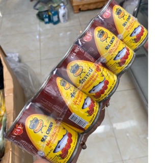 LỐC 10 LON Cá nục sốt cà vị cay Sea Crown hộp 155g