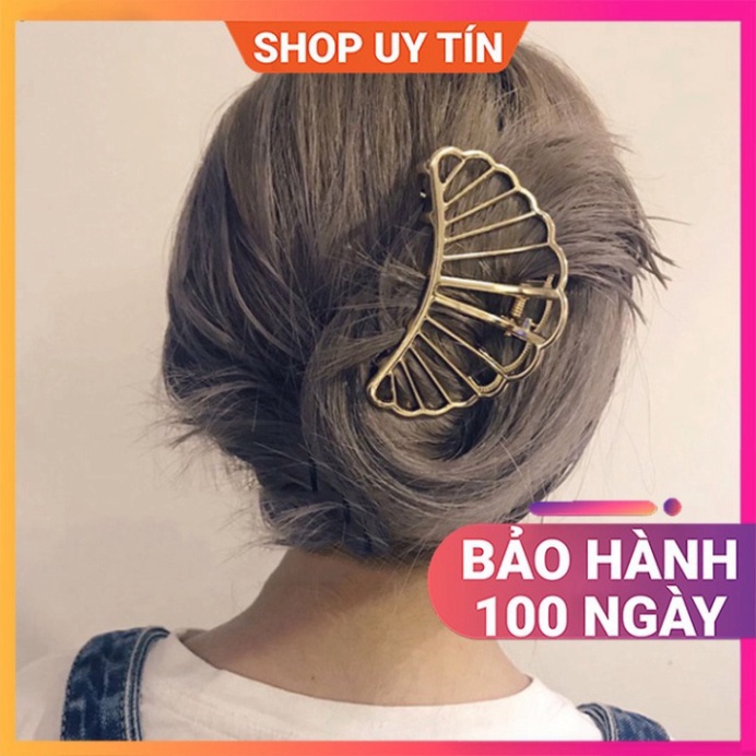 Kẹp tóc càng cua Hàn Quốc nữ đẹp hottrend 2023 kim loại cỡ size lớn iLita - Cặp búi tóc dễ thương cào 10 răng, 14 răng