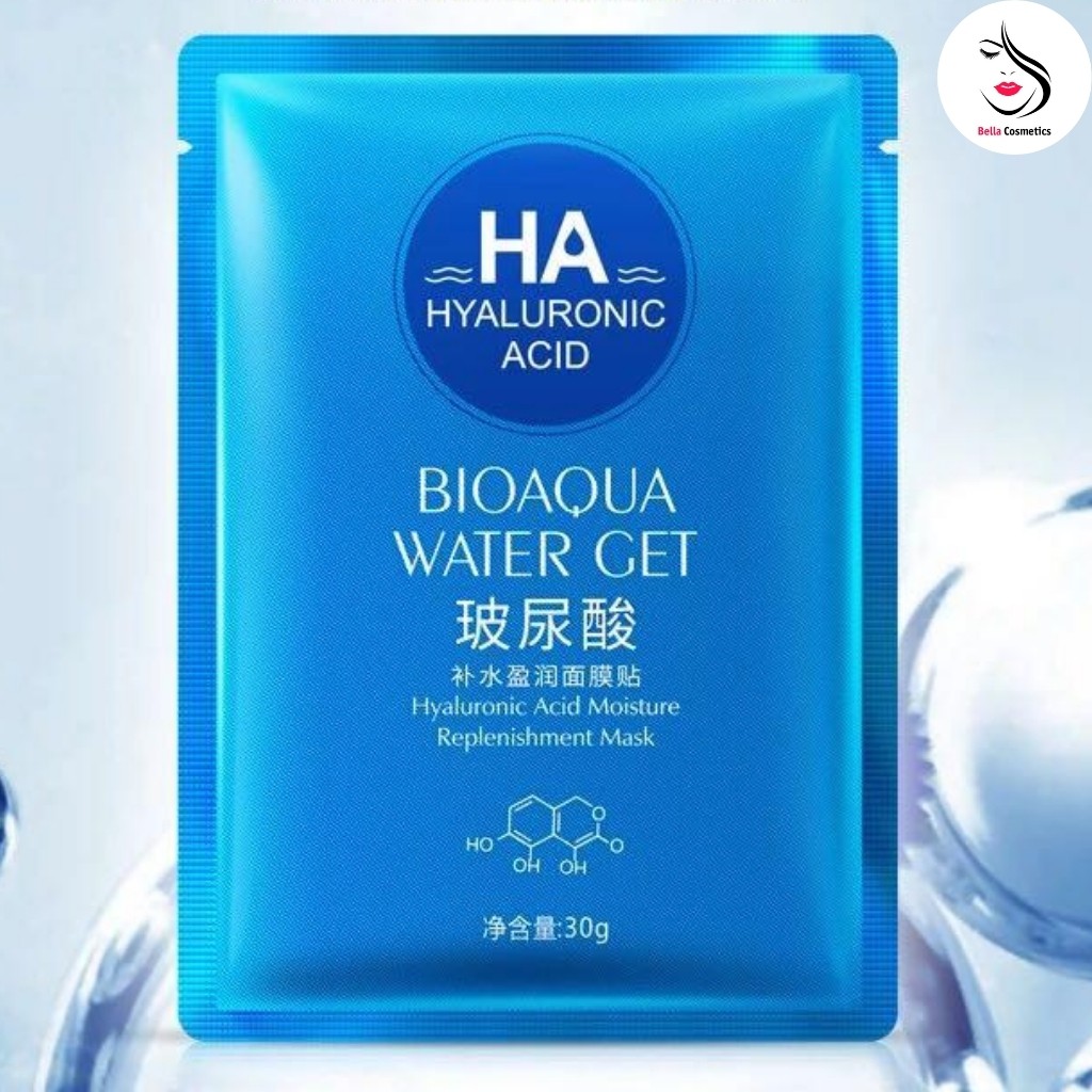 Mặt Nạ Bioaqua Water Get HA Sáng Da Mờ Thâm