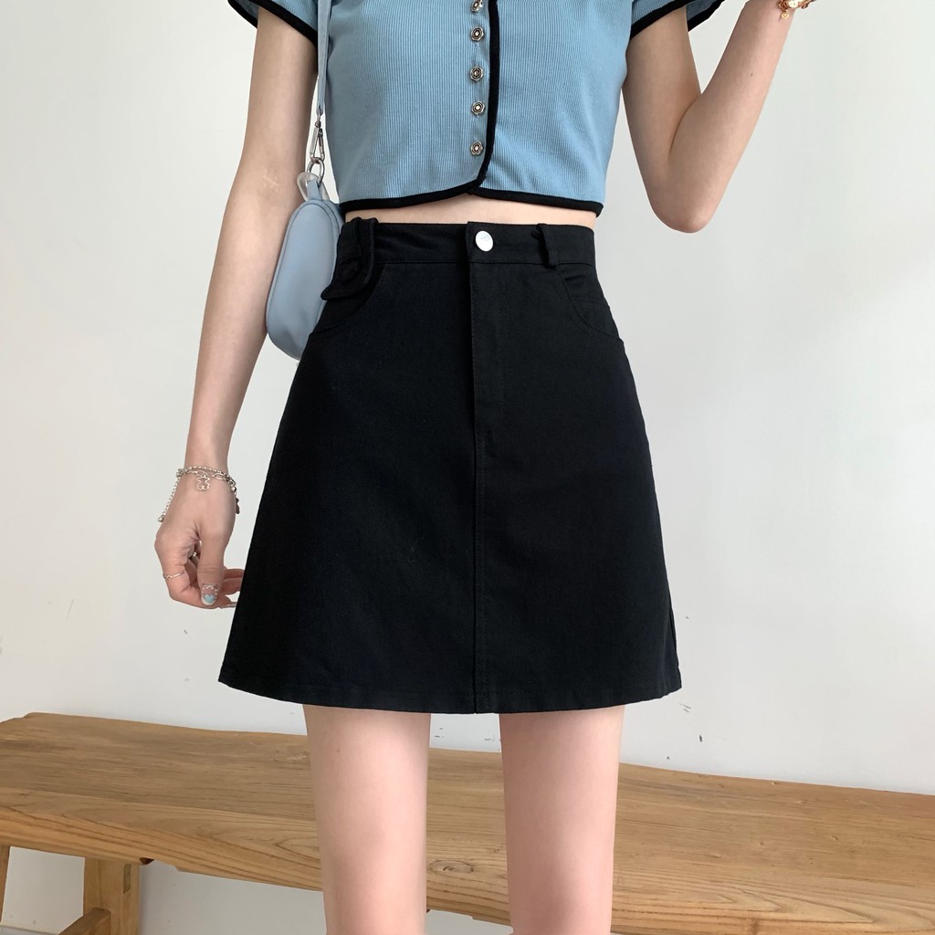 Chân Váy Chữ A Eo Cao Ôm Hông Dễ Phối Đồ Thời Trang | BigBuy360 - bigbuy360.vn