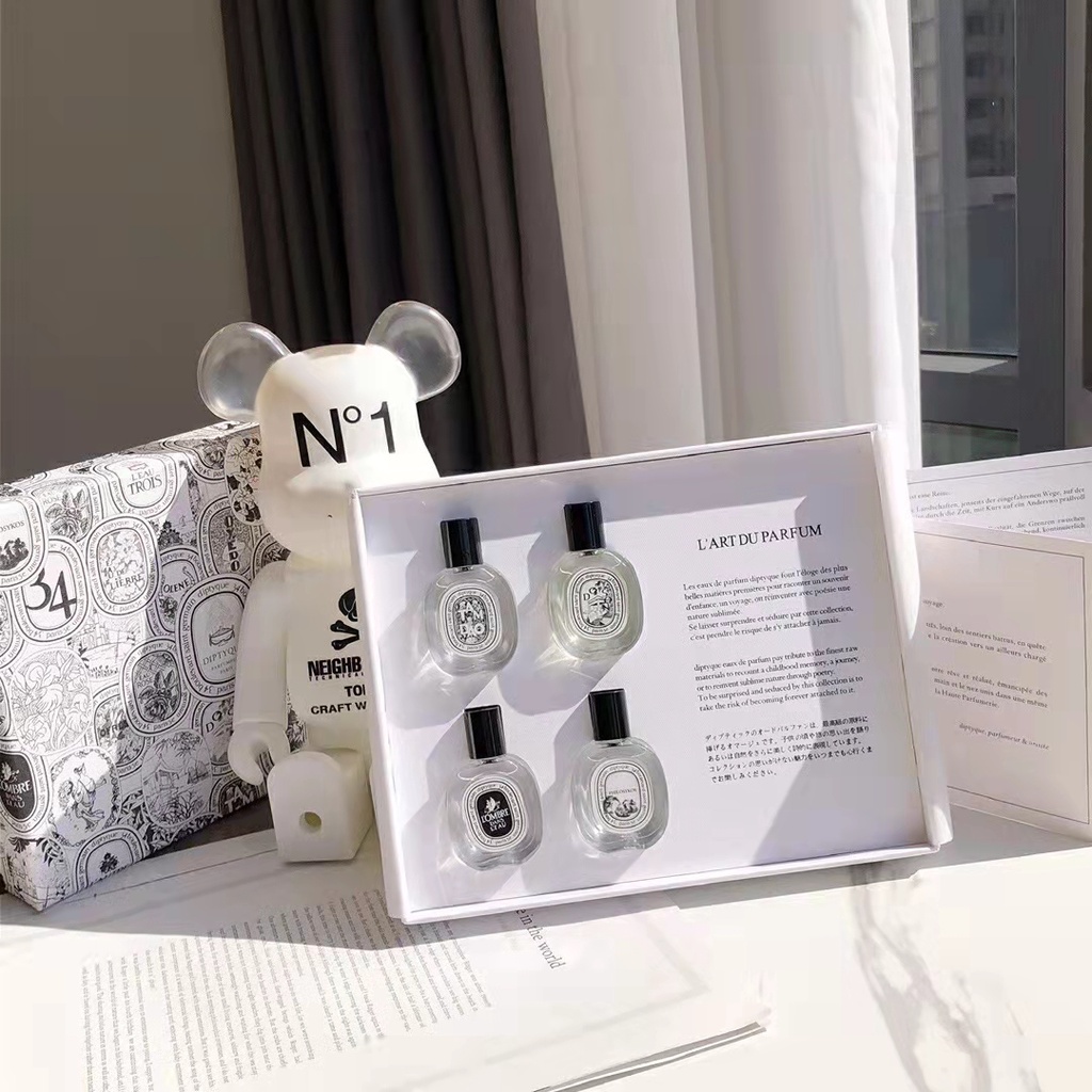 Bộ Nước Hoa 10ml Diptyque Nhãn Màu Đen Cho Nữ